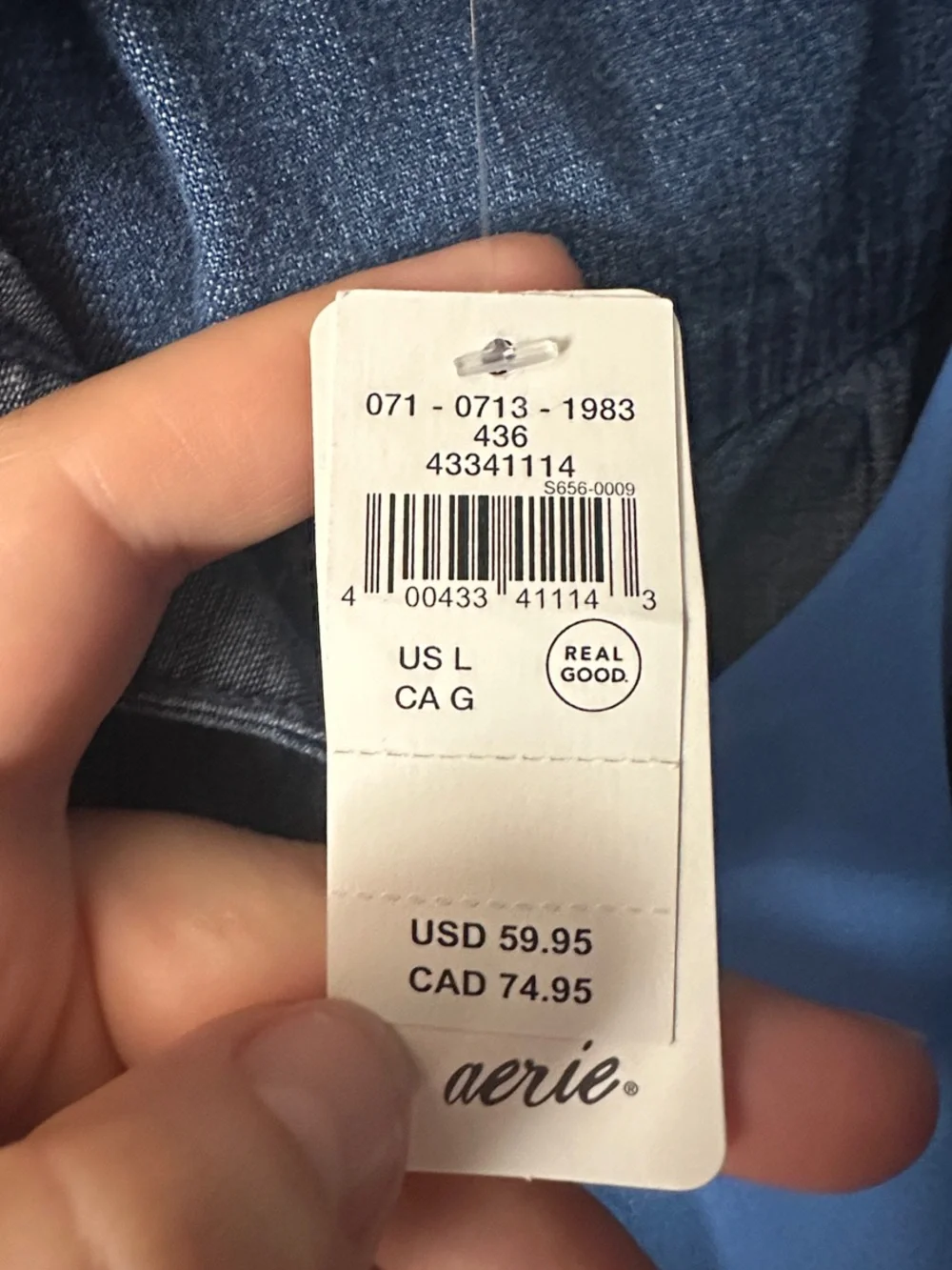 Aerie Chorewear Romper - Denim - Picture 7 of 7